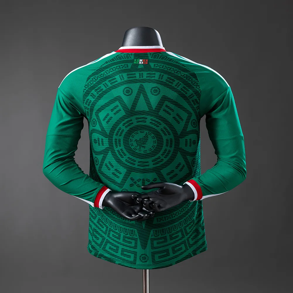 Mexico 2026 Home Long-Sleeve Player Version Jerseys — 2/2