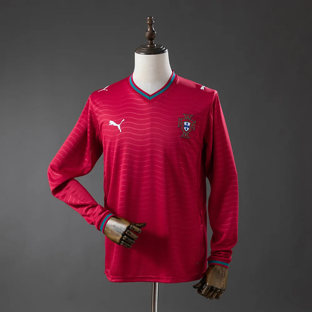 Portugal 2026 Home Long-sleeved Jersey — 1/2