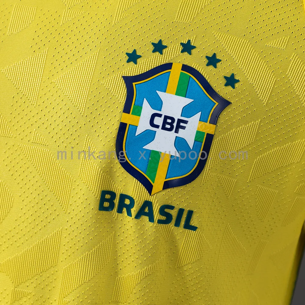Brazil 2026 Home Player Version Long-Sleeve Jersey — 2/2