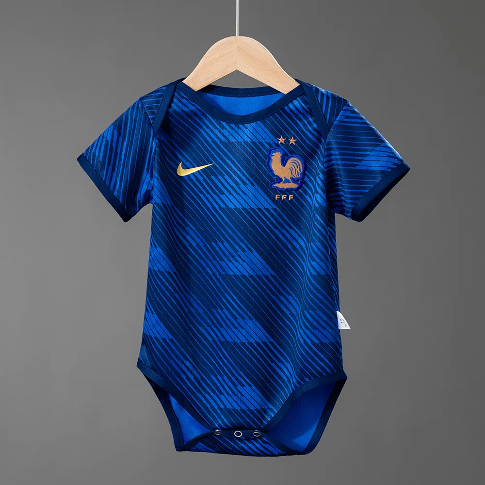 France 26/27 Baby Home Jersey Size 9/12 — 1/2