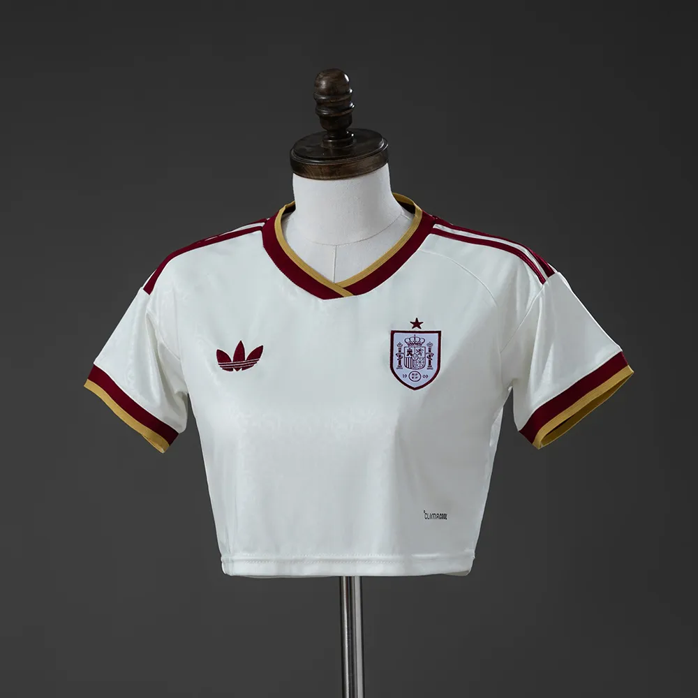 Spain 2026 Home Women's Crop Top Style Jersey — 2/2
