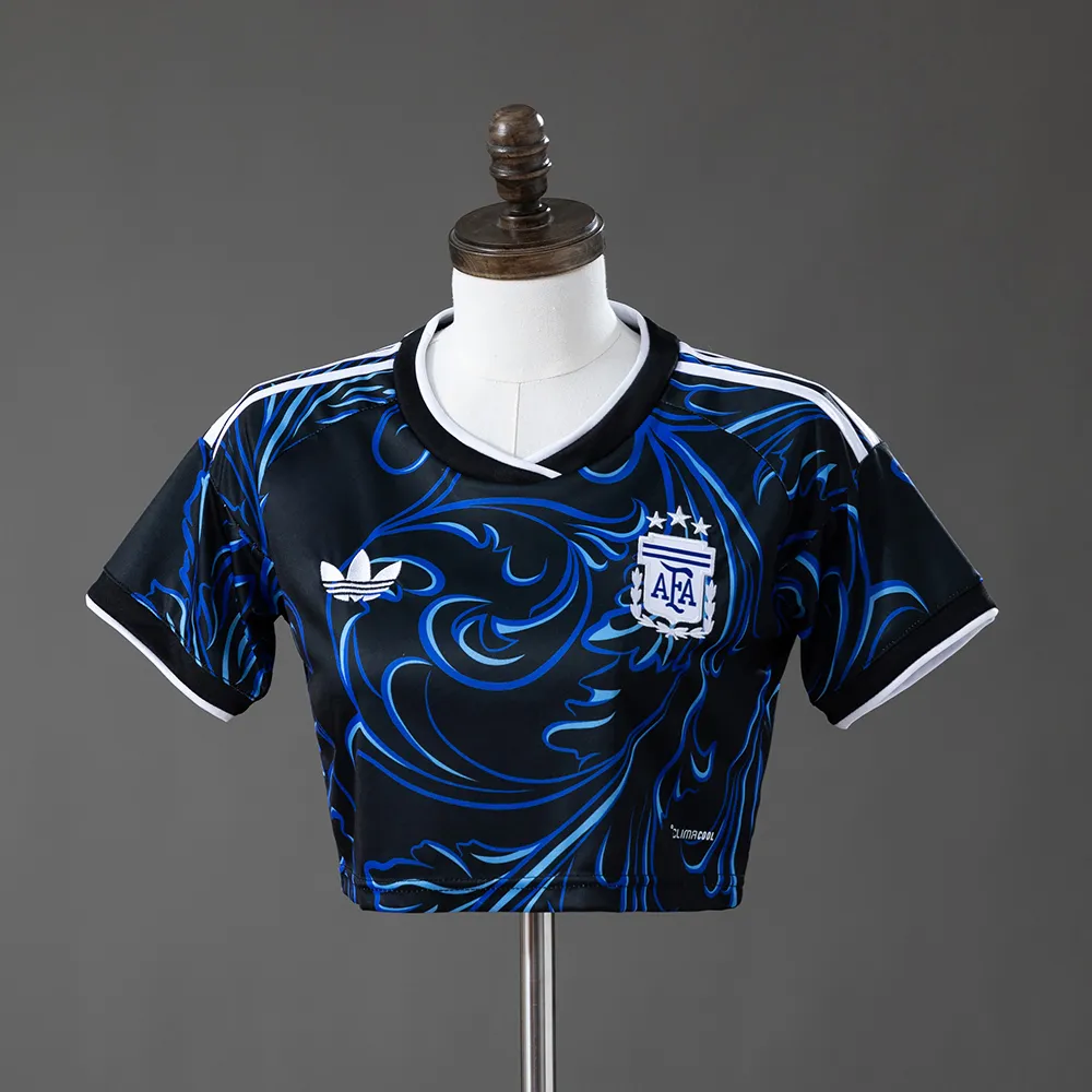 Argentina 2026 Away Women's Crop Top Style