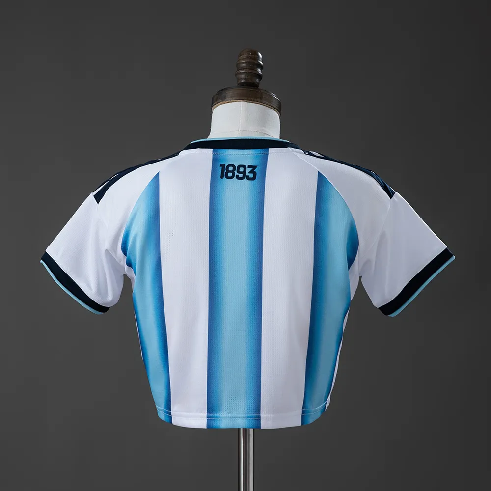 Argentina 2026 Home Women's Crop Top Style — 2/2