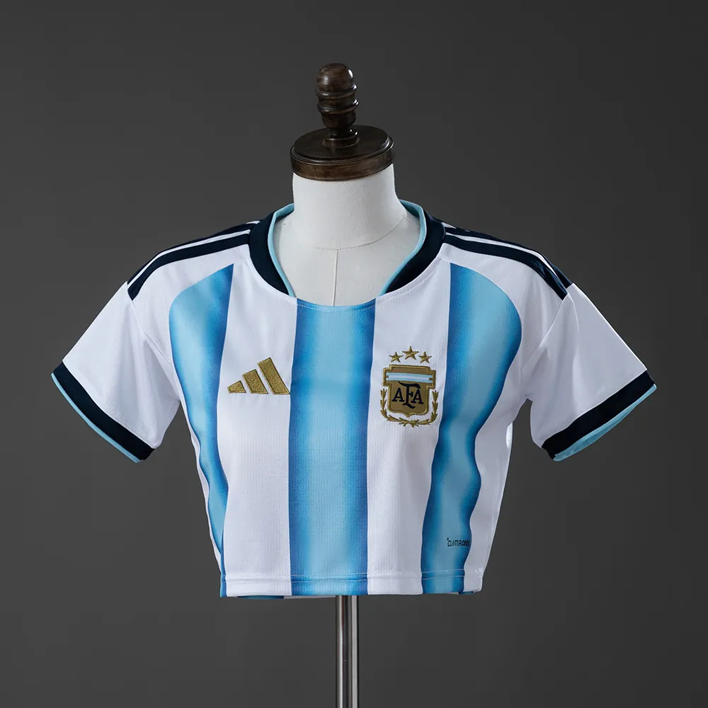 Argentina 2026 Home Women's Crop Top Style