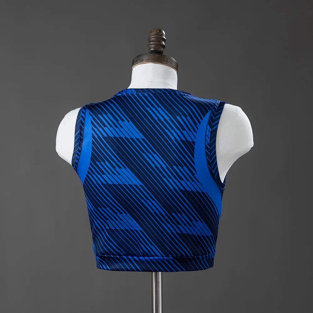 France 2026 Home Women's Crop Top Style Vest — 2/2