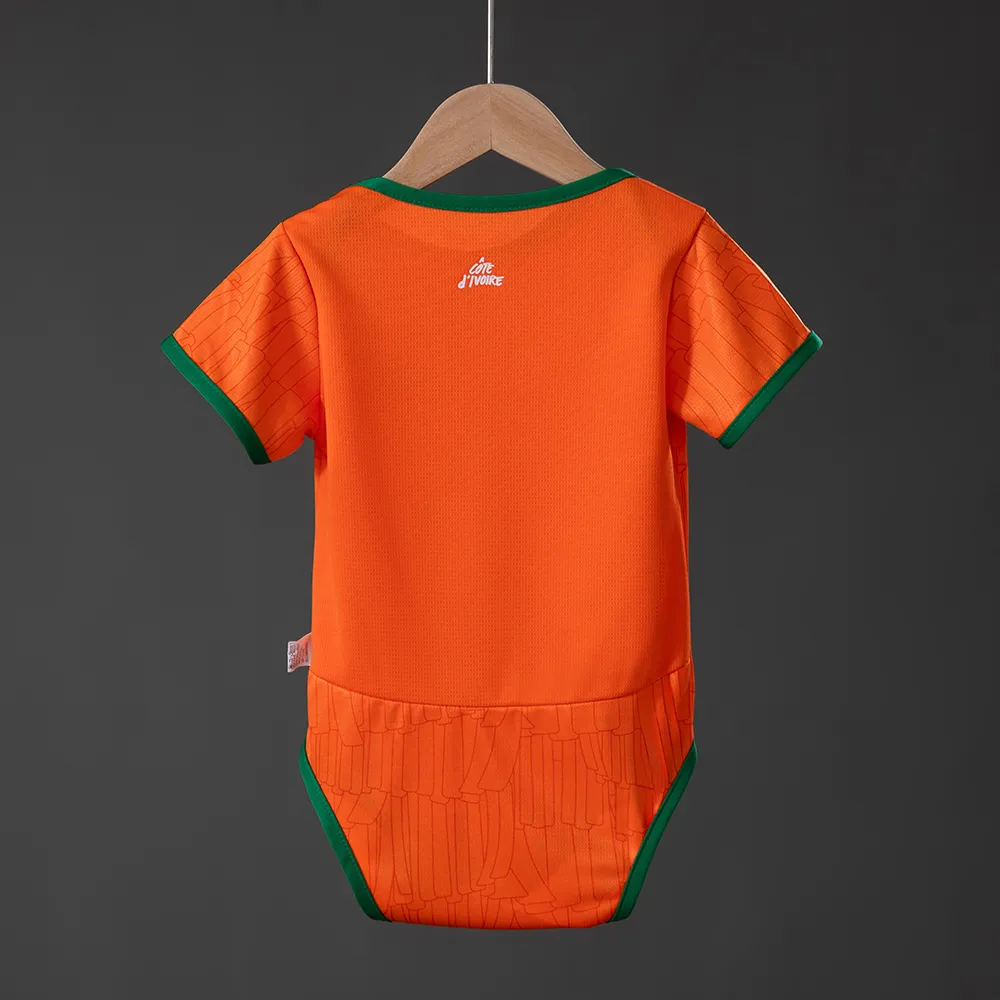 Ivory Coast 2026 Home Baby Jersey Size 9/12 — 2/2