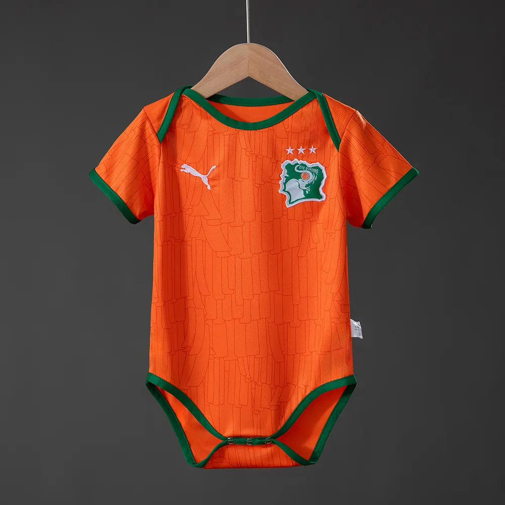 Ivory Coast 2026 Home Baby Jersey Size 9/12