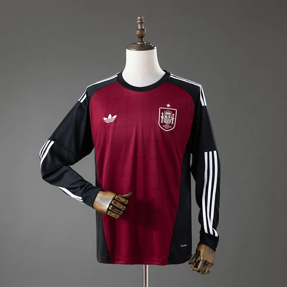 Spain 2026 GK-Red Long Sleeved Jersey