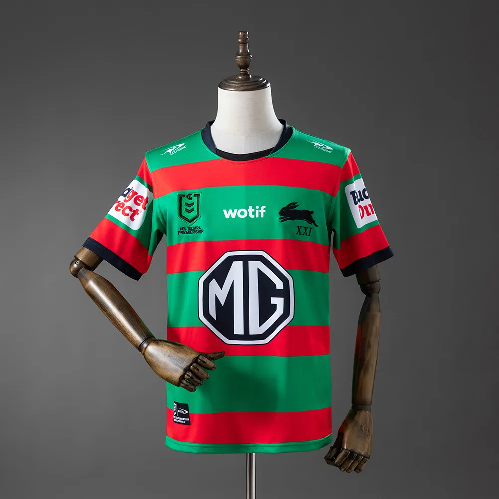 NRL South Sydney Rabbitohs 2026 Home Jersey S-7XL — 1/2