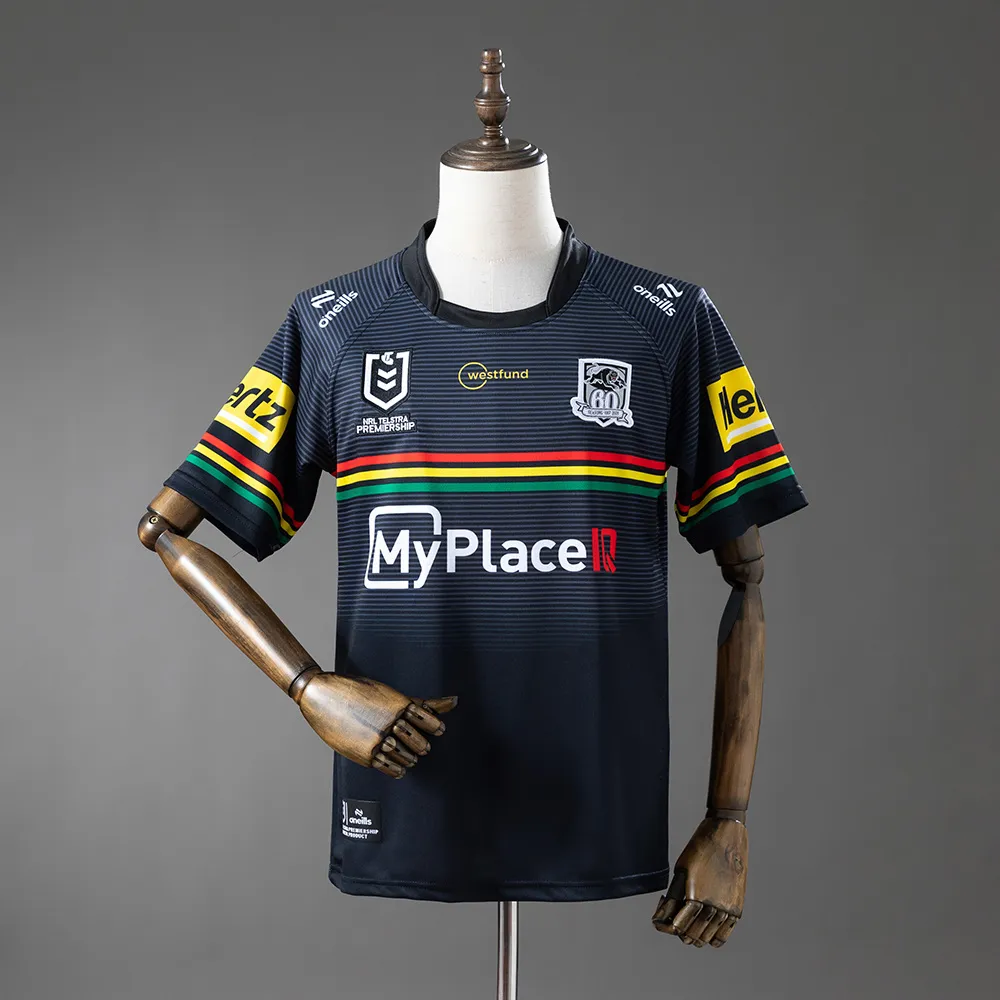 NRL Penrith Panthers 2026 Home Jersey S-7XL — 1/2