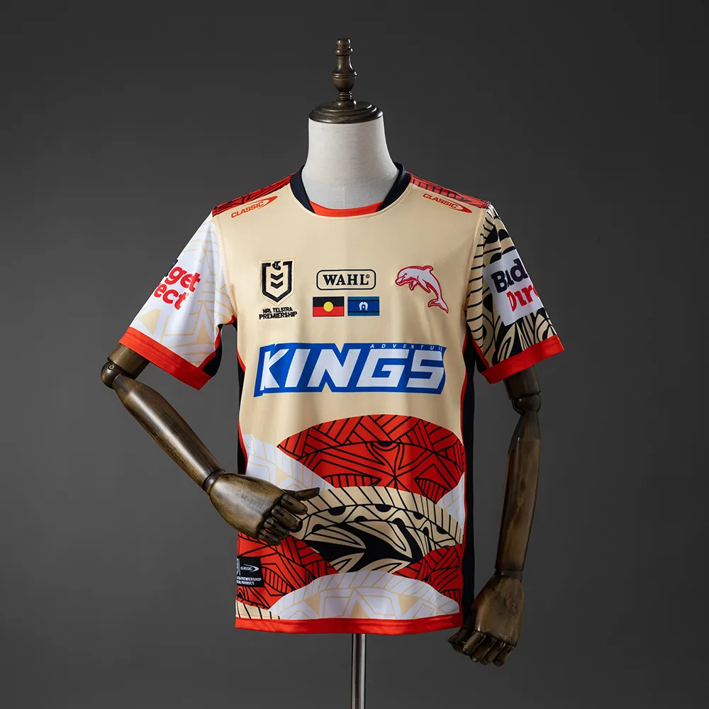 NRL Dolphins 2025 Indigenous Jersey — 1/2