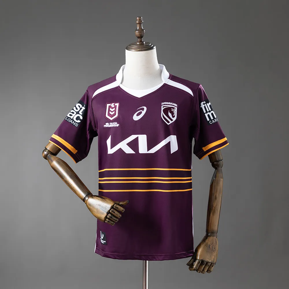 NRL Brisbane Broncos 2026 Home Jersey S-7XL — 1/2