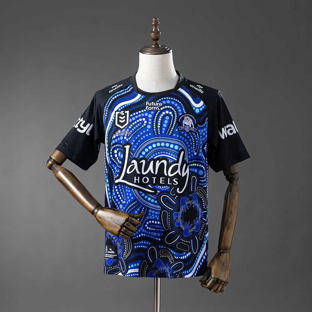 NRL Canterbury-Bankstown Bulldogs 2025 Indigenous Jersey — 1/2