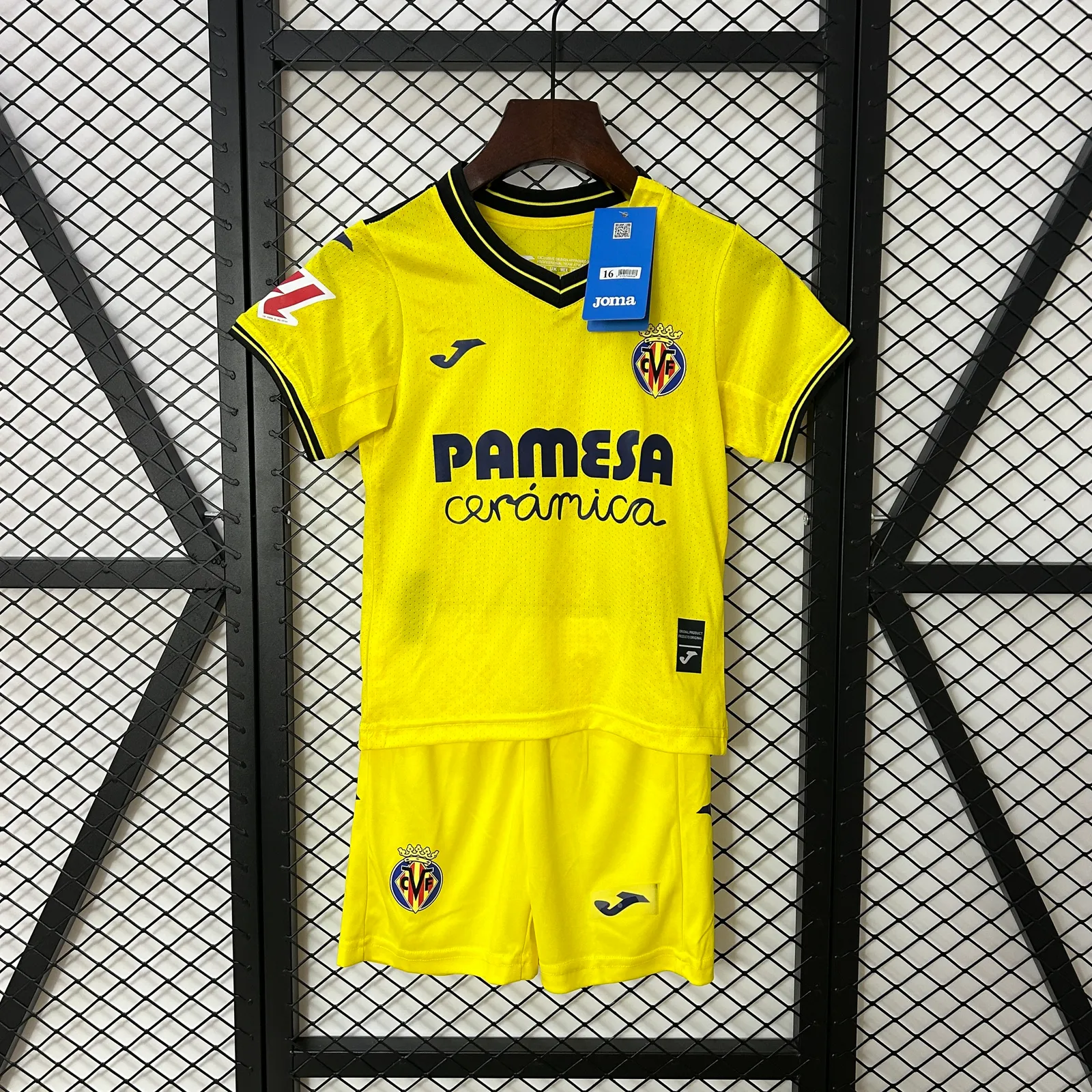 24/25 Kids Villarreal Home Sizes 16-28 — 1/2