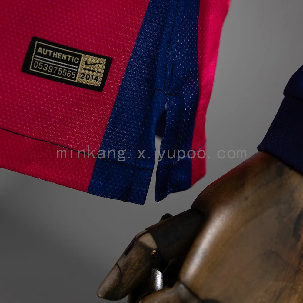 Barcelona 2014/15 Home Long Sleeve Retro Jersey