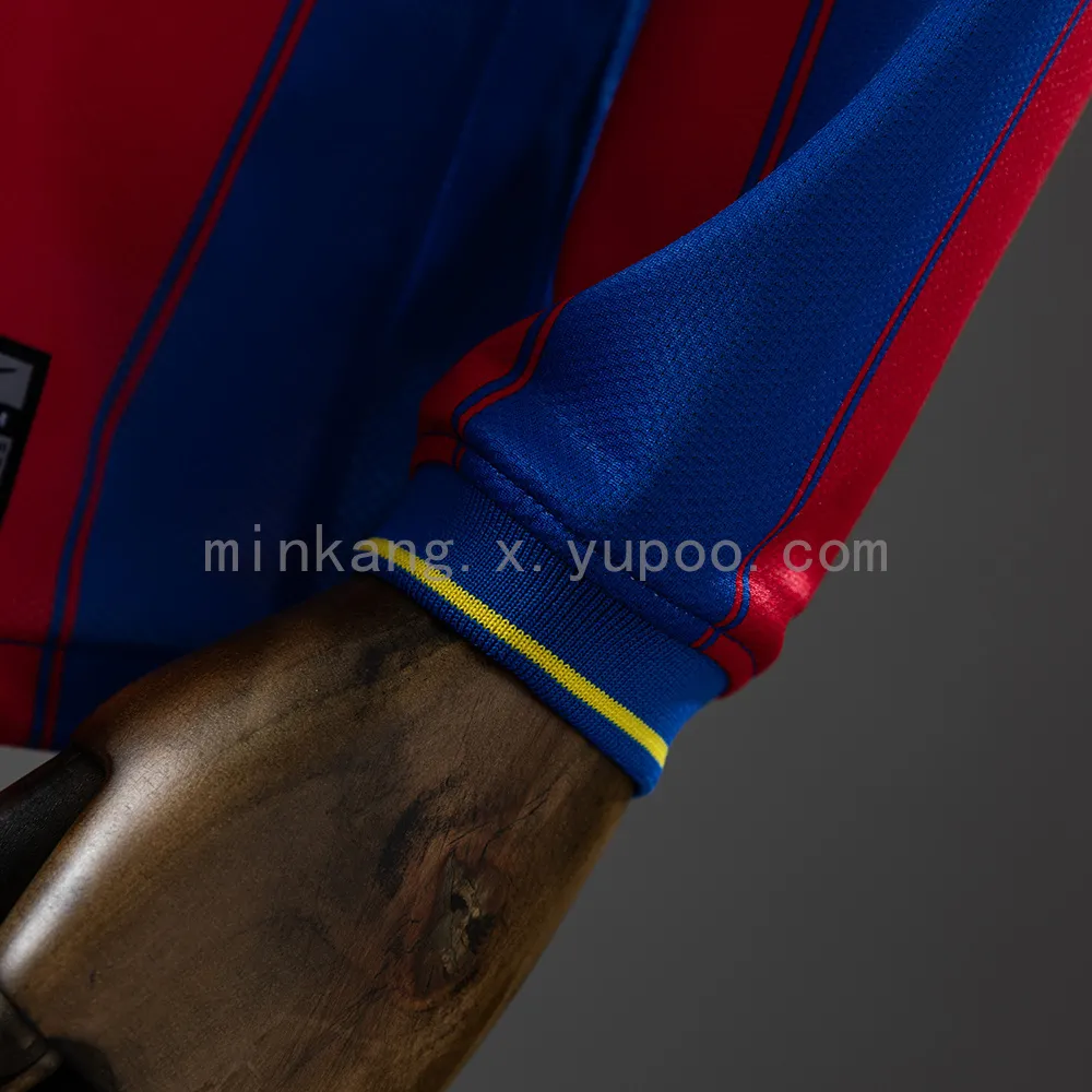 Barcelona 09/10 Home Long Sleeve Retro Jersey — 2/2