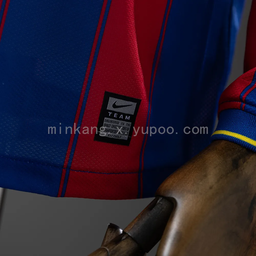 Barcelona 09/10 Home Long Sleeve Retro Jersey