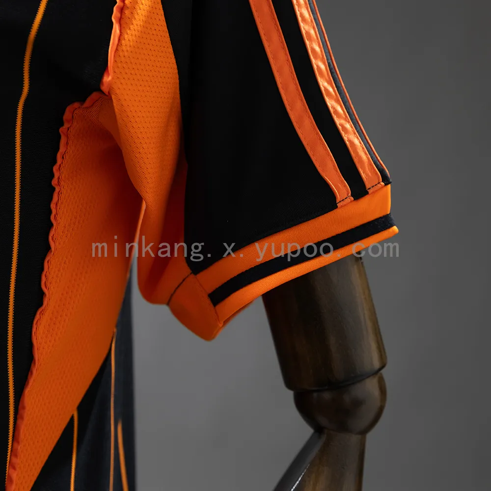 Real Madrid 25/26 Baseball - Black and Orange Striped Jersey — 2/2