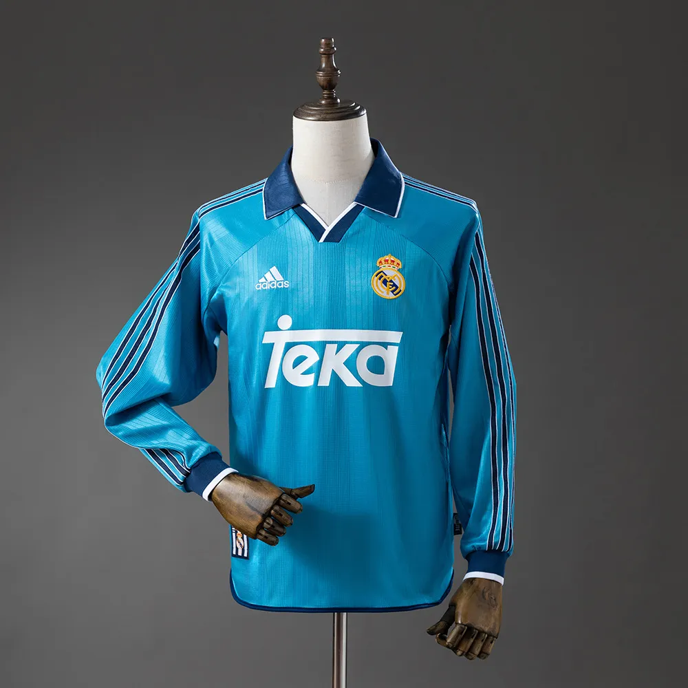 Real Madrid 99/00 Third Away Long-Sleeved Retro Jersey — 1/2