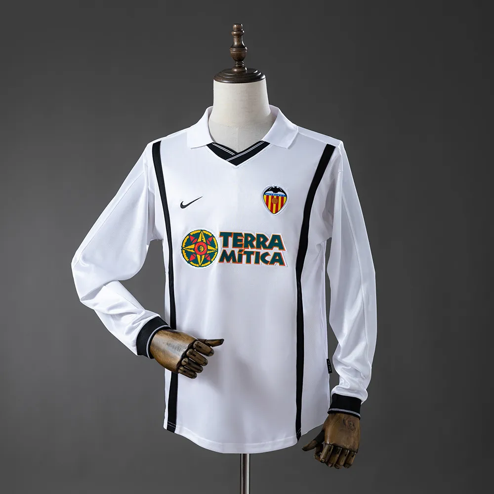 Valencia 00/01 Retro Long-Sleeve Jersey — 1/2