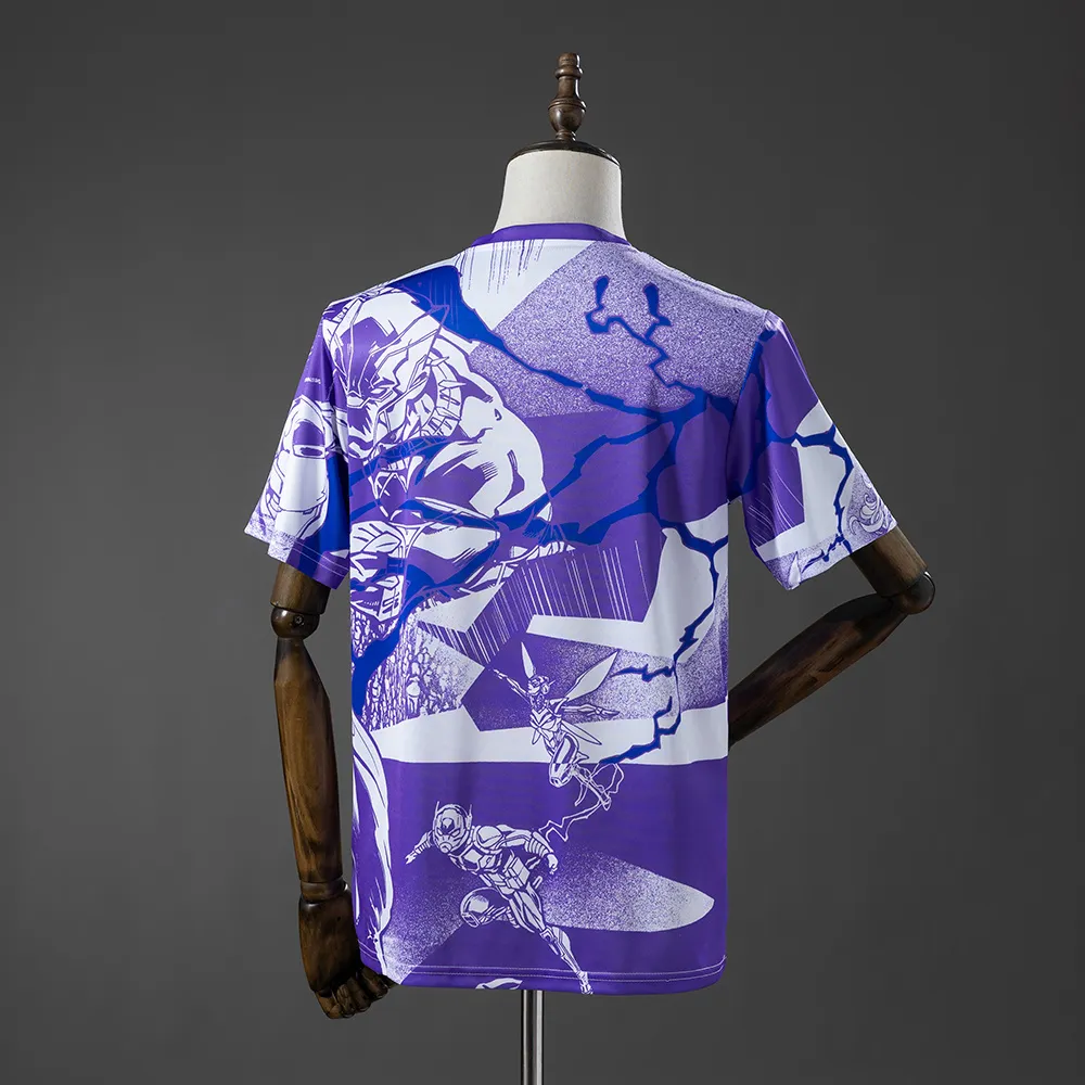Real Madrid 25/26 Avengers - Pre-Match (Purple) Jersey — 1/2