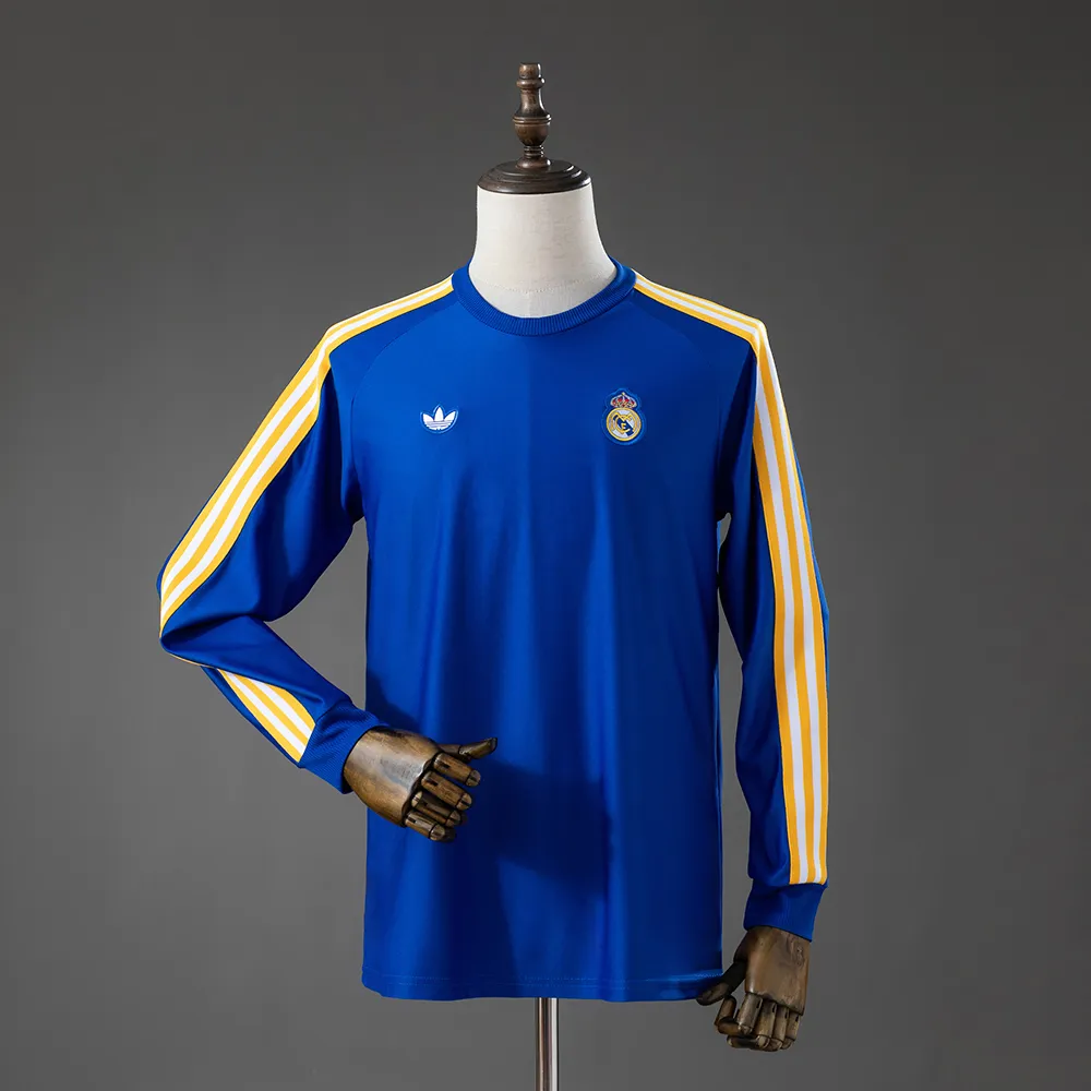 Real Madrid Terrace Icons Long Sleeve T-Shirt Blue — 2/2