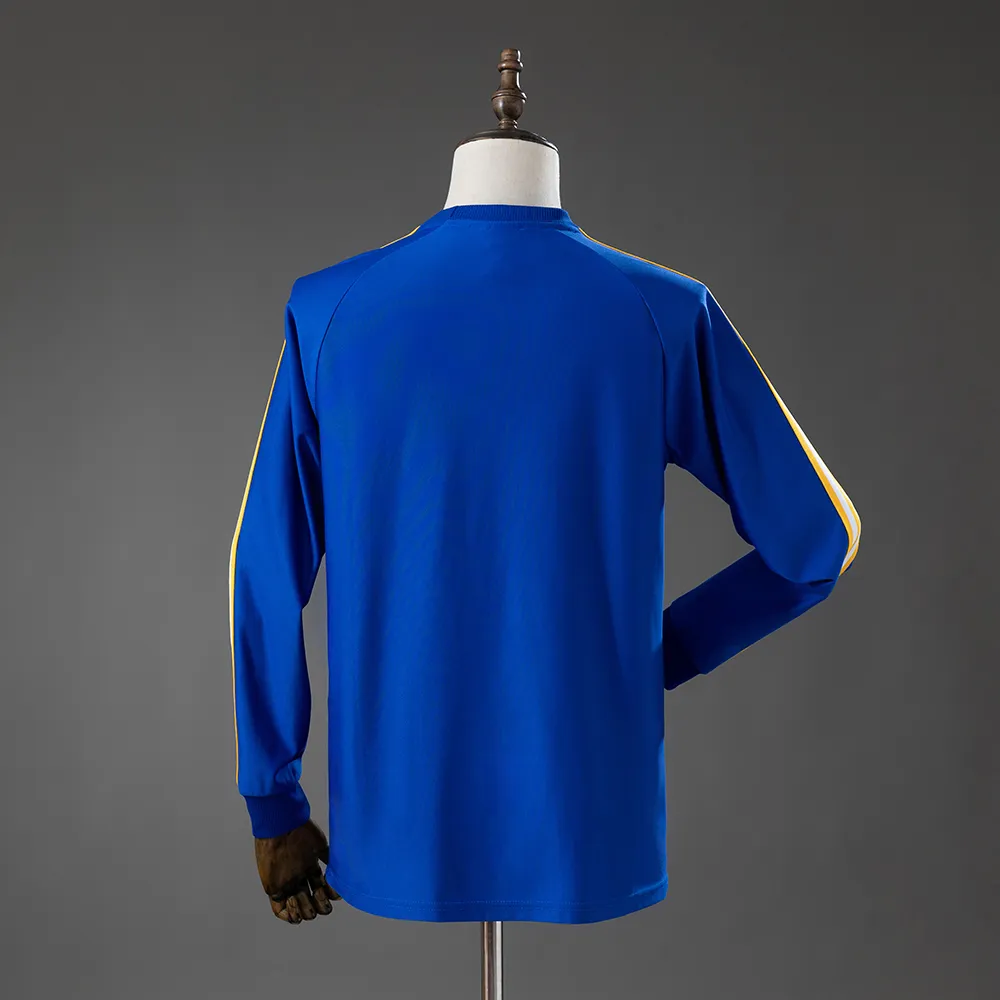 Real Madrid Terrace Icons Long Sleeve T-Shirt Blue