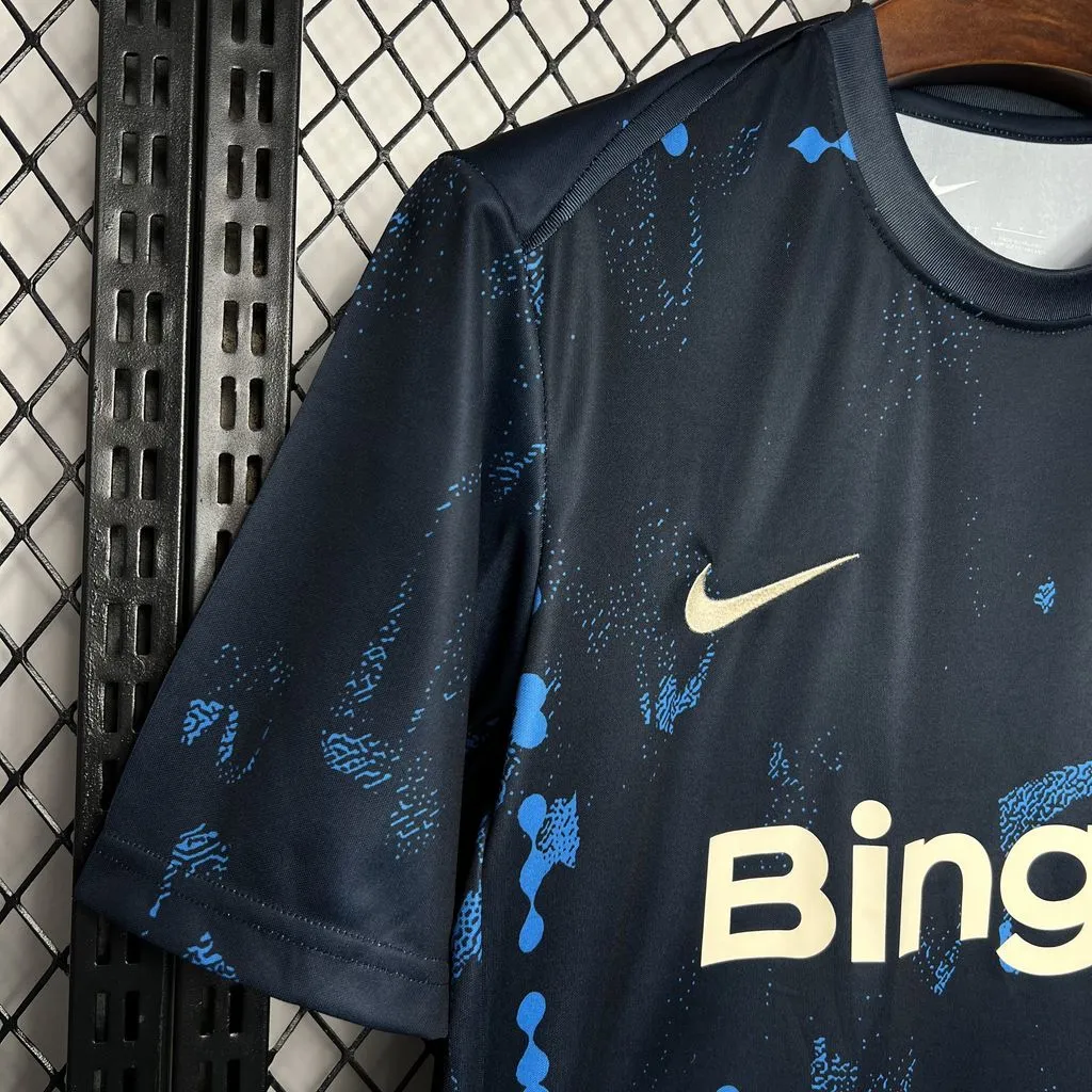 Chelsea 2024/25 Dark blue Pre-match training Jersey — 1/2