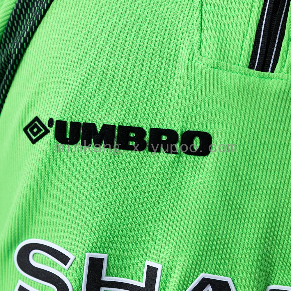 M-U 1998/99 Goalkeeper - Green Long Sleeve Retro Jersey — 2/2