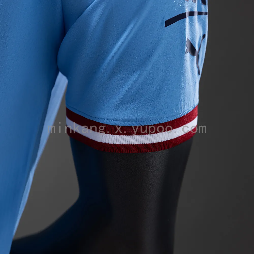 Manchester City 22/23 Home Player Version Retro Jersey — 2/2