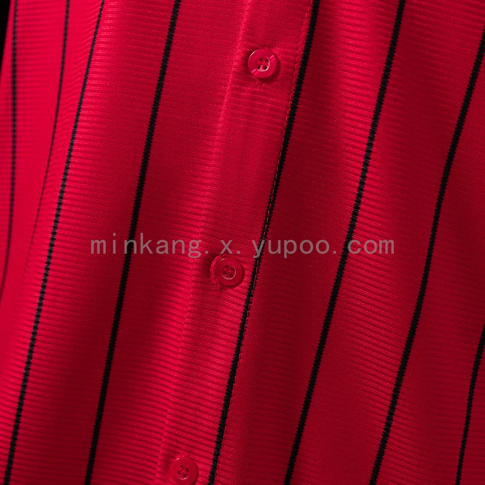 M-U 25/26 US Pack Full-Button Baseball Jersey Red — 2/2