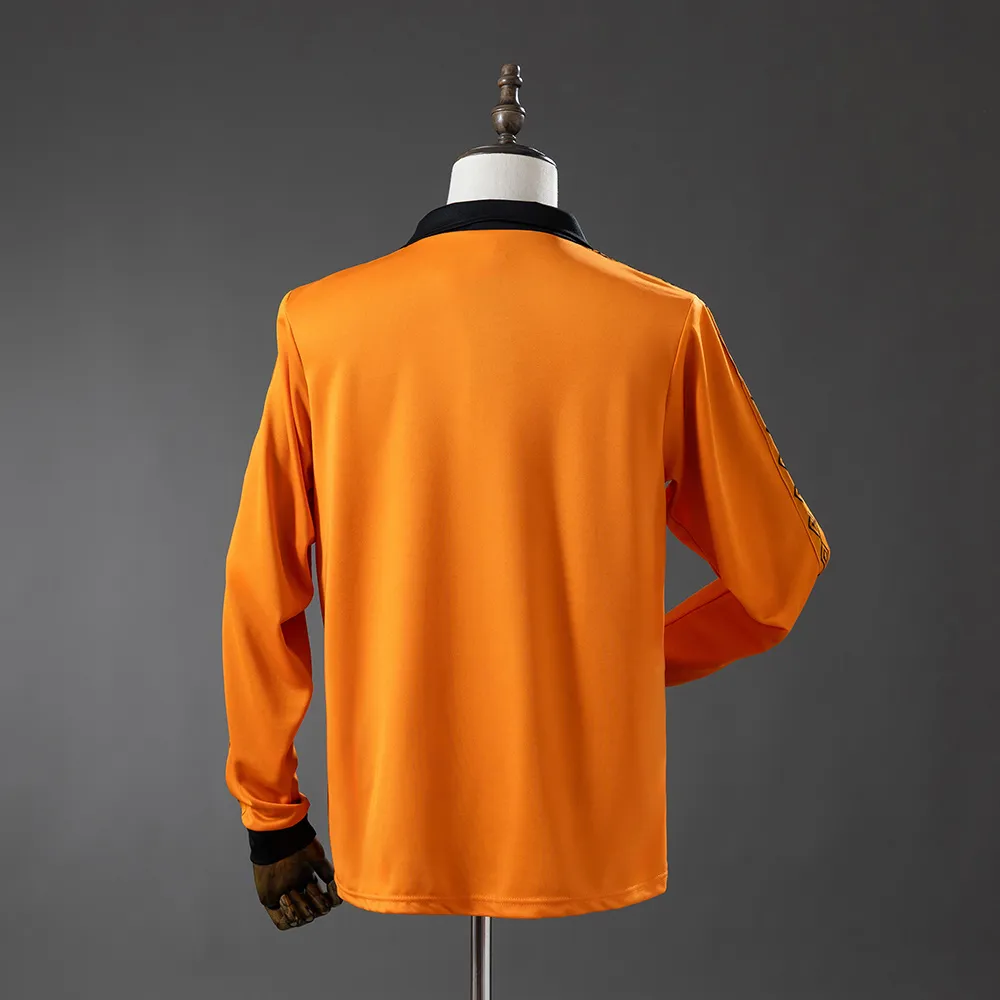 Wolves 80/81 Home Long-Sleeve Retro Jersey