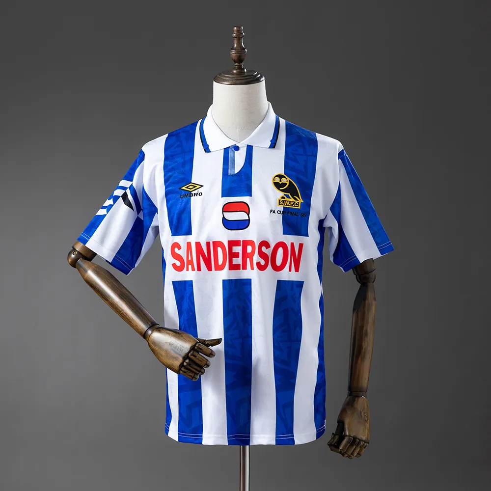 Sheffield Wednesday 92/93 Home Retro Jersey — 1/2