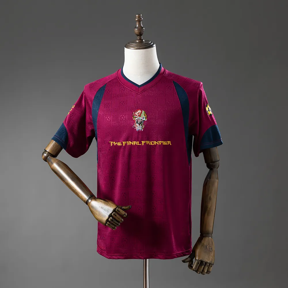 Iron Maiden x West Ham United 2010 Away Retro Jersey