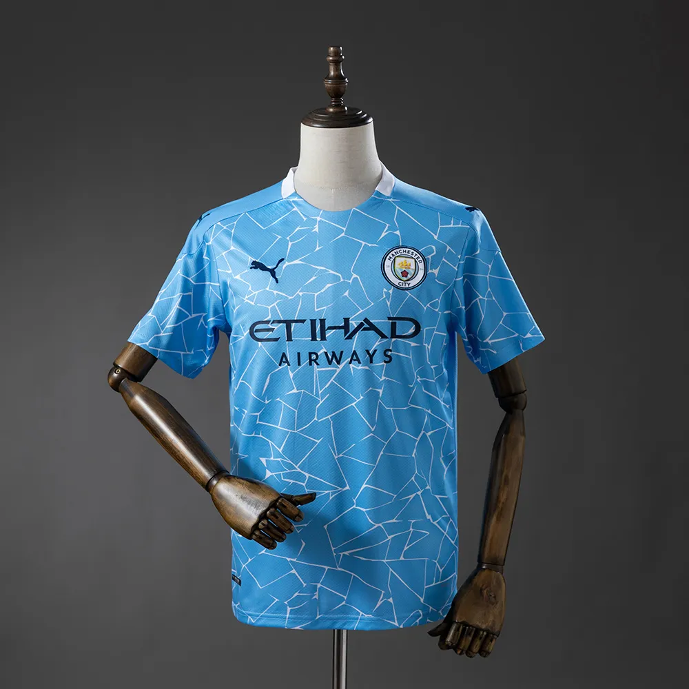 Manchester City 20/21 Home Retro Jersey — 1/2