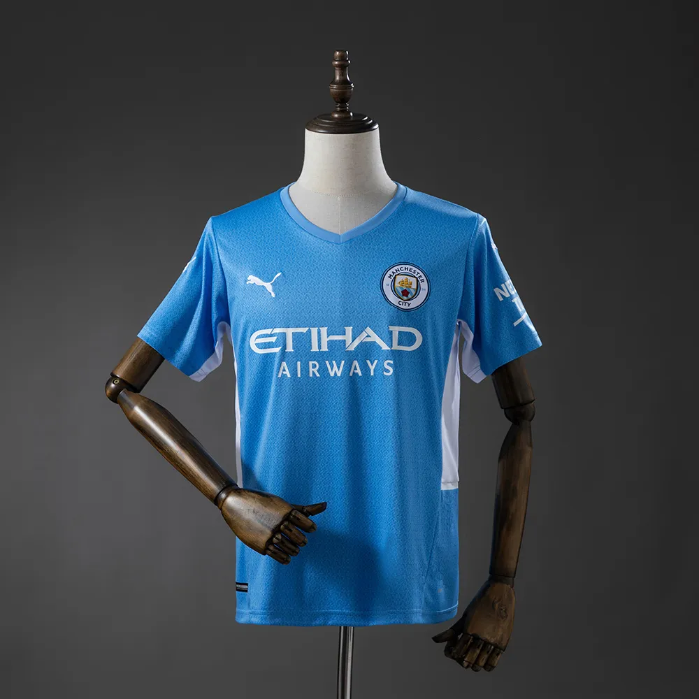 Manchester City 21/22 Home Retro Jersey — 1/2