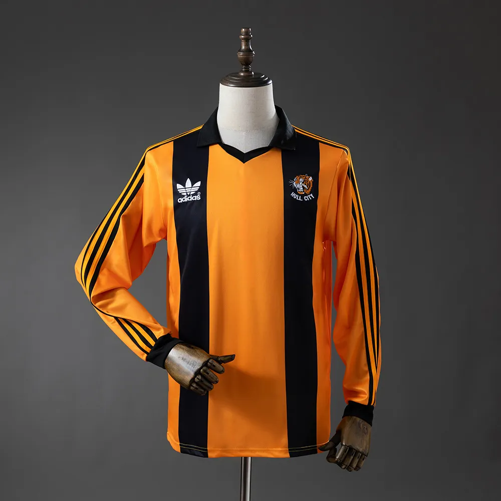 Hull City 81/82 Home Long-Sleeve Retro Jersey