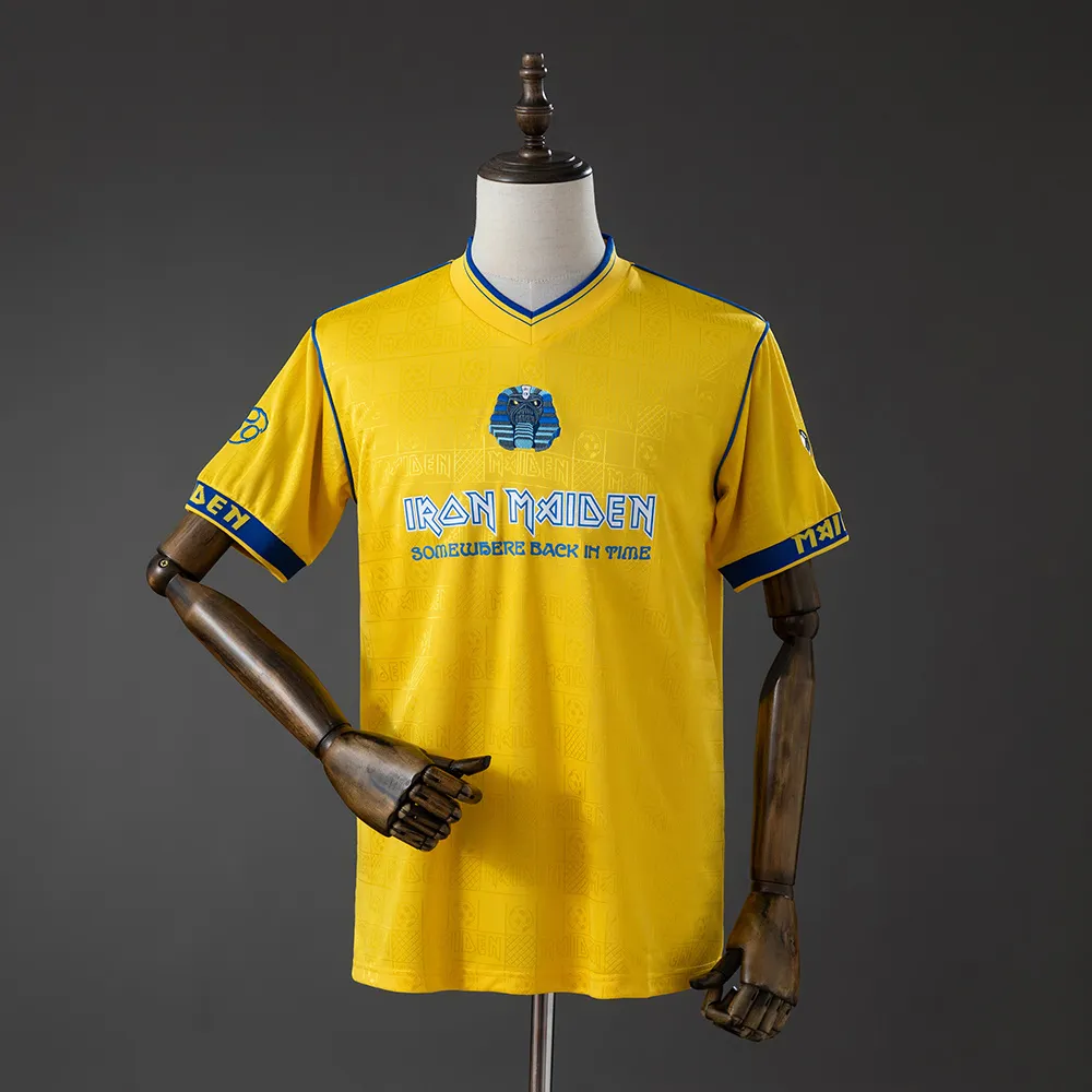 Iron Maiden x West Ham United 2008 Retro Yellow Jersey