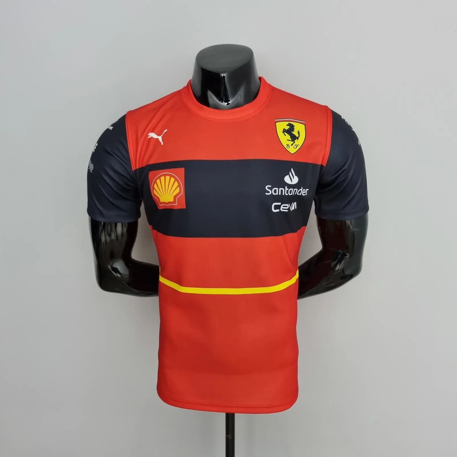 2022 F1 Formula One; Ferrari racing suit crew neck red 55 — 2/2
