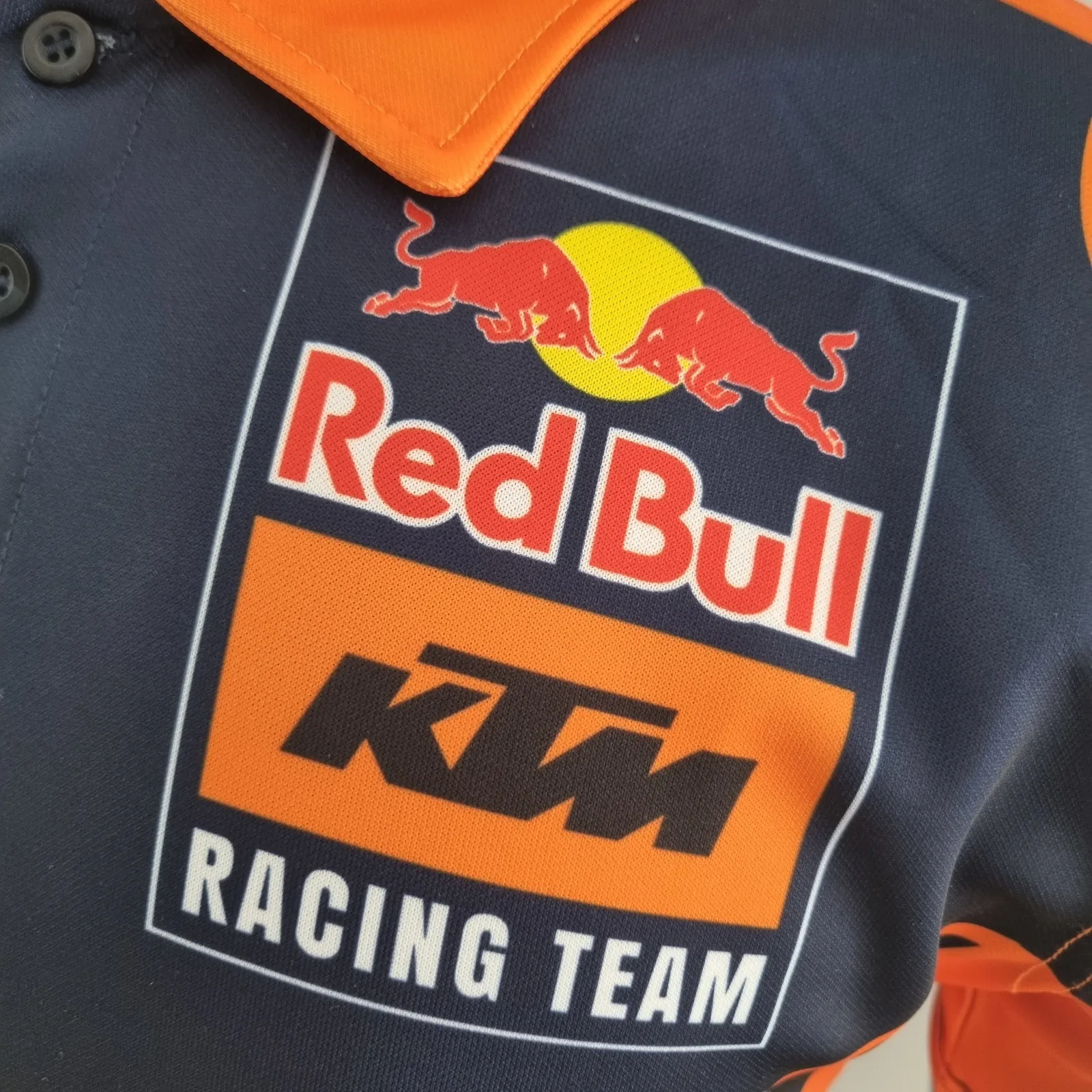 2022 F1 Formula One; KTM Polo Blue Orange