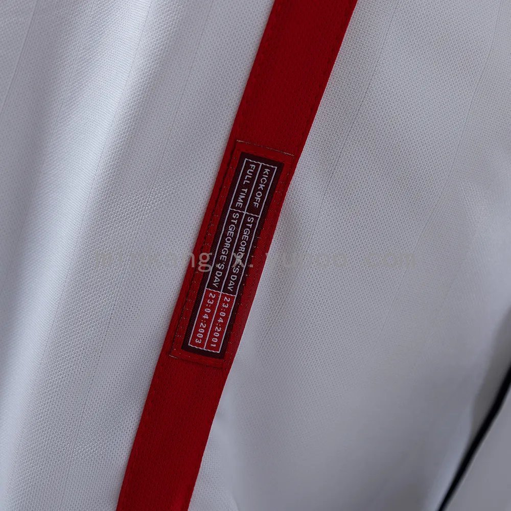 Retro long sleeve England 2002 Home — 1/2