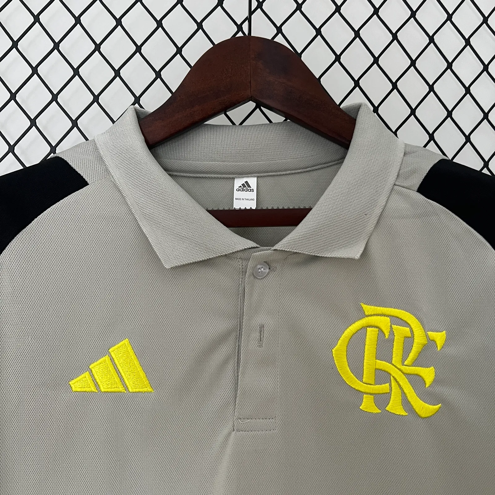 24/25 polo Flamengo Training Wear Gray — 1/2