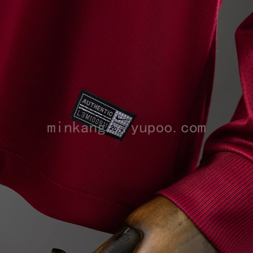 Retro Long Sleeve Roma 17/18 Home — 1/2