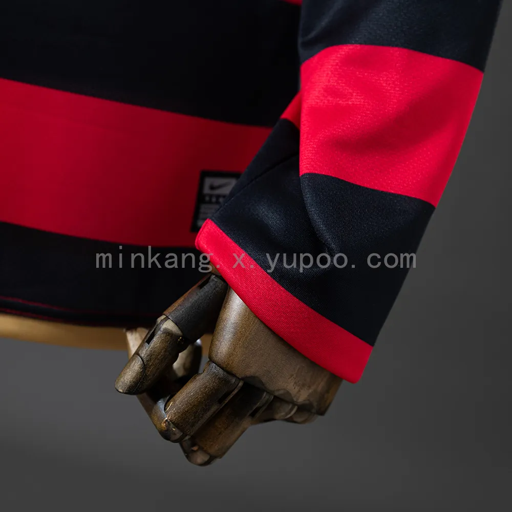 Flamengo 08/09 Home Long Sleeve Retro Jersey — 1/2