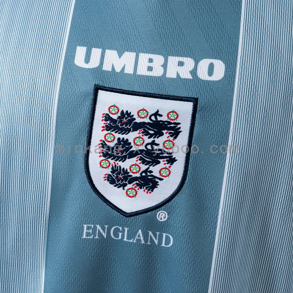 England 1996 Away Long Sleeve Retro Jersey — 2/2