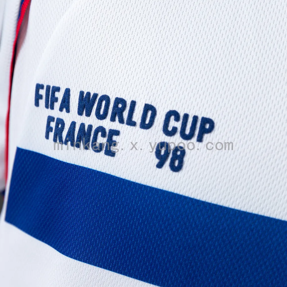 France 1998 Away Long Sleeve Retro Jersey — 2/2