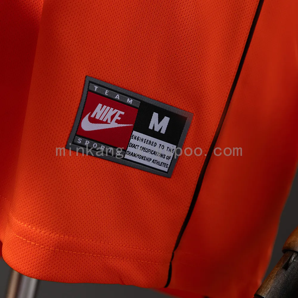Netherlands 1998 Home Long Sleeve Retro Jersey