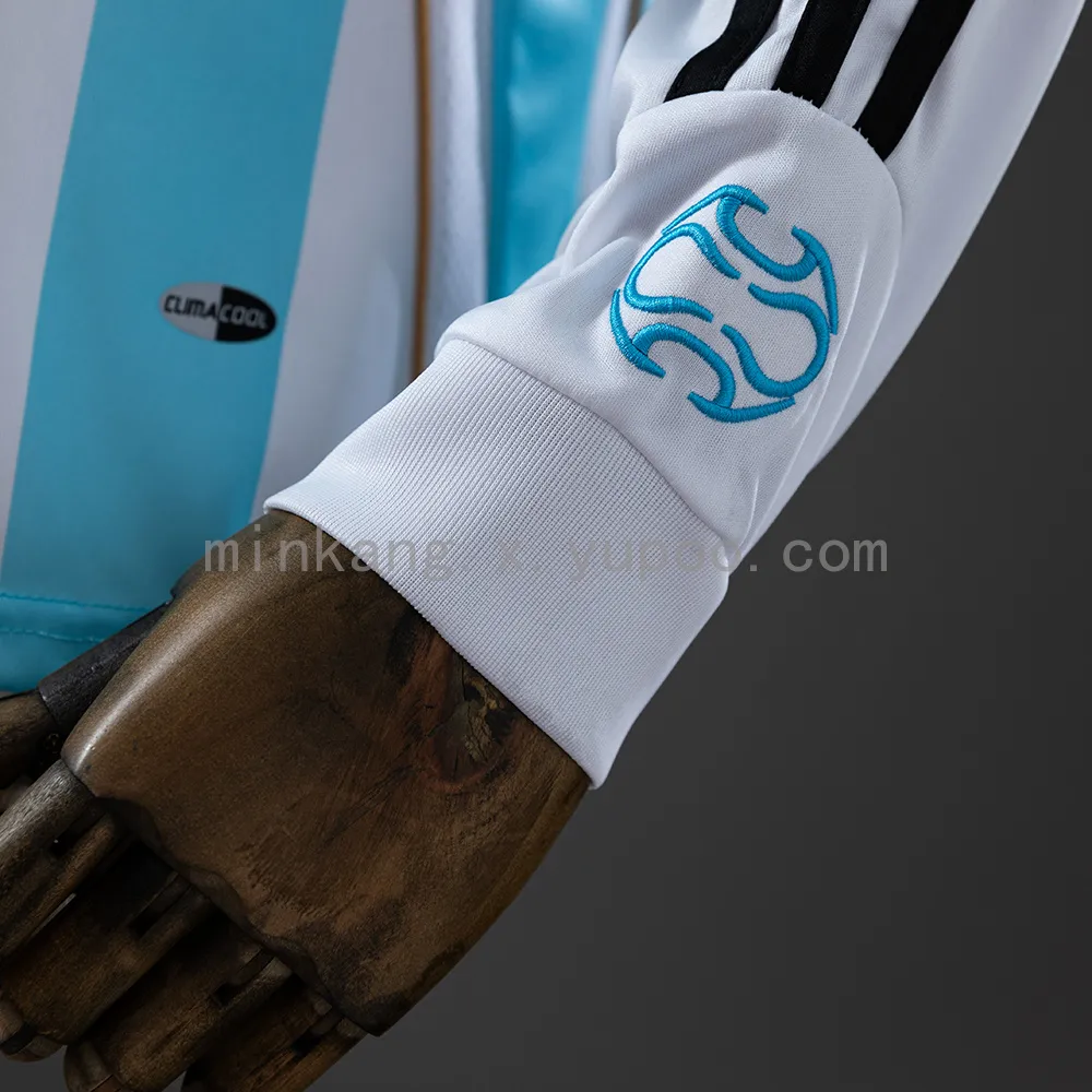 Argentina 2006 Home Long Sleeve Retro Jersey — 2/2