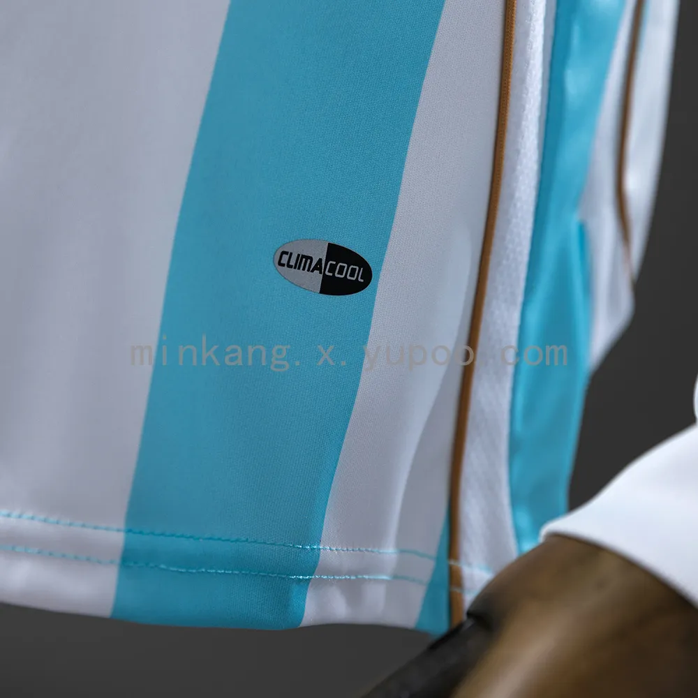 Argentina 2006 Home Long Sleeve Retro Jersey