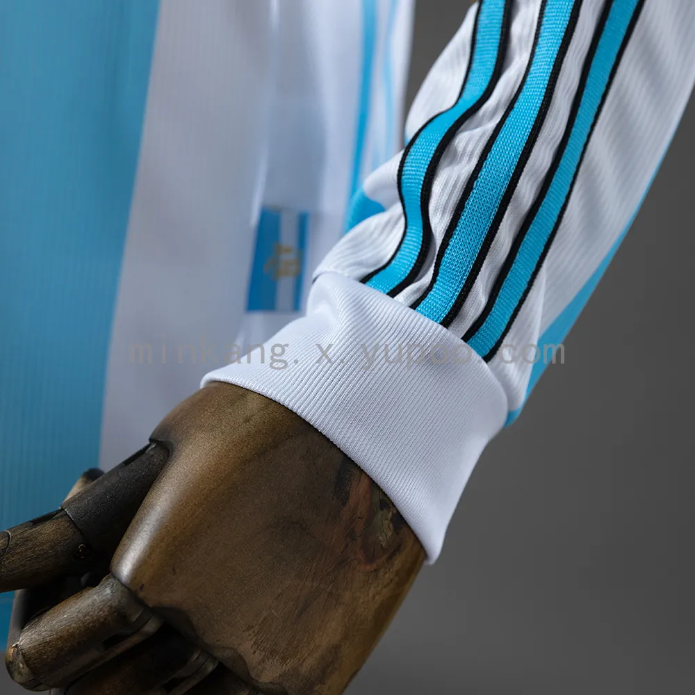 Argentina 1998 Home Long Sleeve Retro Jersey — 2/2